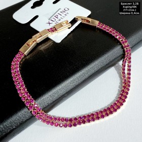 Браслет Xuping18K 0323 (17+2см.) Ширина 0,4см.